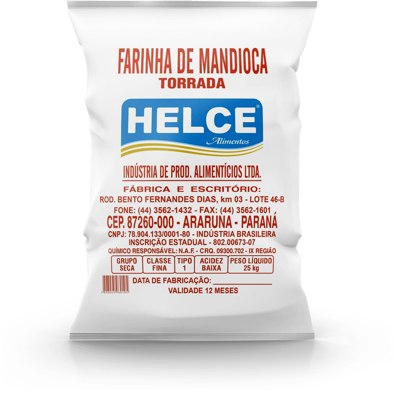 Farinha de Mandioca Torrada Helce