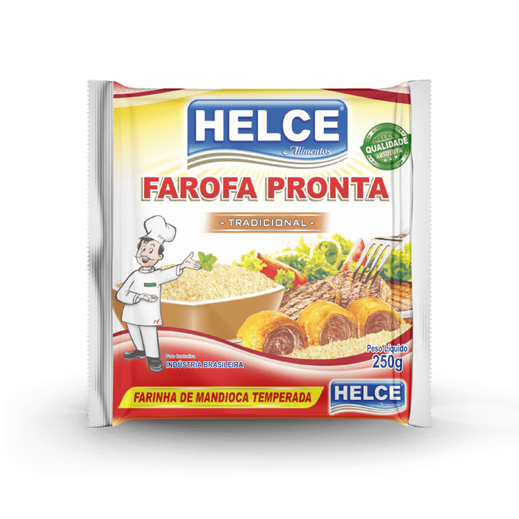 Farinha de Mandioca Temperada Helce